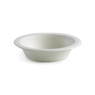 16oz Bowl Sugarcane Biodegradable White  1000 pcs