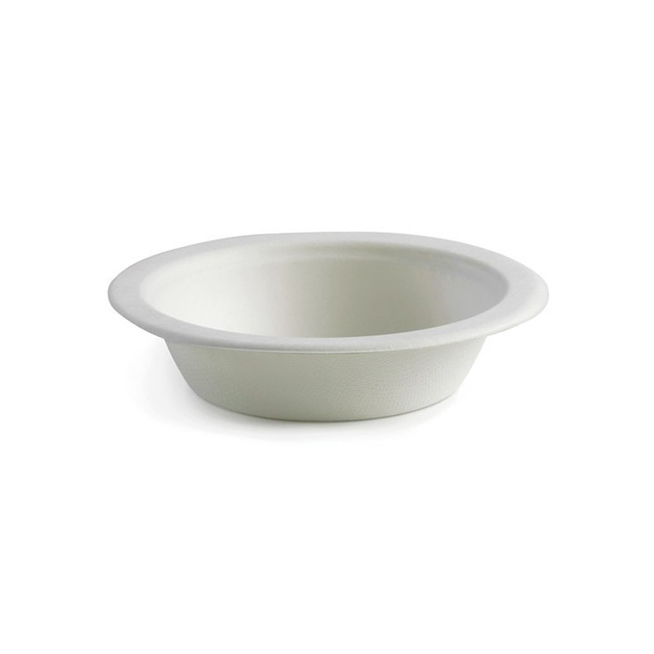 16oz Bowl Sugarcane Biodegradable White  1000 pcs