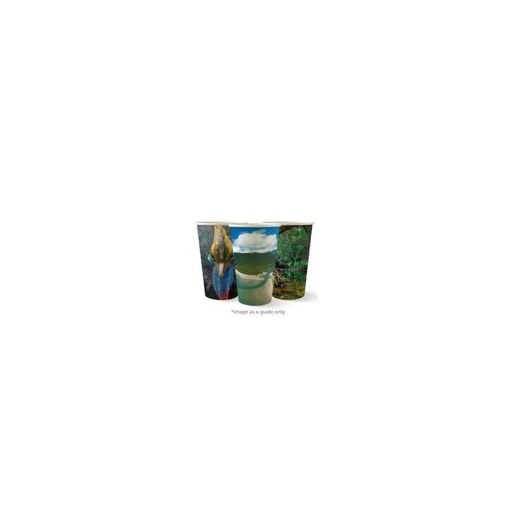 16oz Single Wall Bio Coffee Cup Art series  1000 pcs
