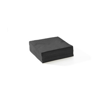 2 PLY Corner Embossed Cocktail Bio Napkin Black 240x240  2000 pcs