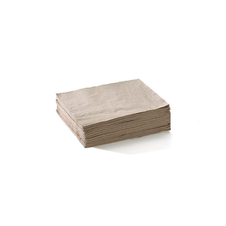 1 PLY 1/4 Fold Lunch Brown Bio Natural Napkin 300x300  3000 pcs