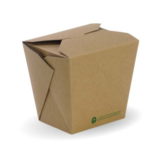 32oz Bio Noodle Box - 90 x 70 x 110mm - FSC Certified/Ingeo Lined  500 pcs