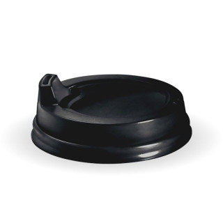 PS Sipper Lids for 6 8 10 & 12oz(80mm) - BLACK  1000 pcs