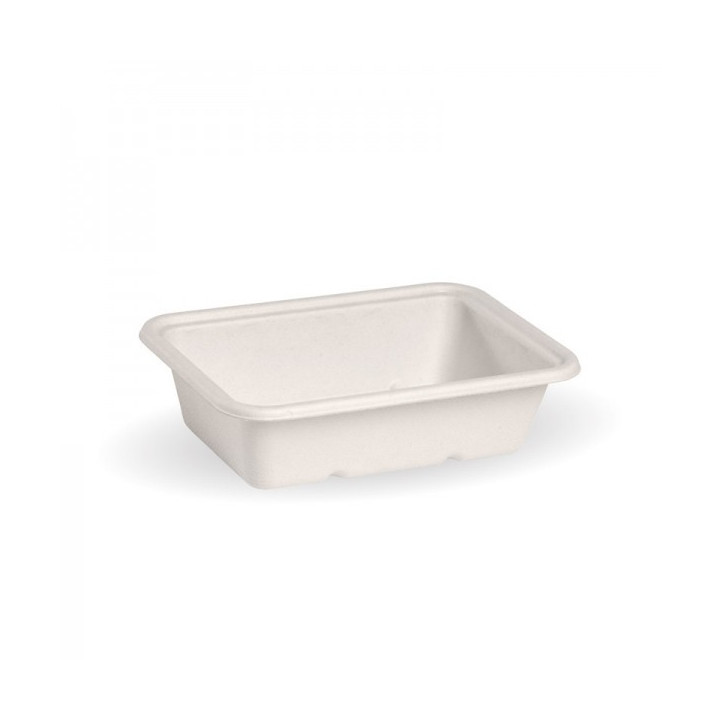 600ml Bio Takeaway Box - WHITE - Lids Optional  500 pcs