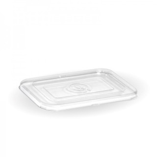 Clear PET Lids for 500 & 600ml Sugarcane Bio Takeaway Box  500 pcs