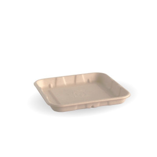 5x5" produce tray - natural  1000 pcs