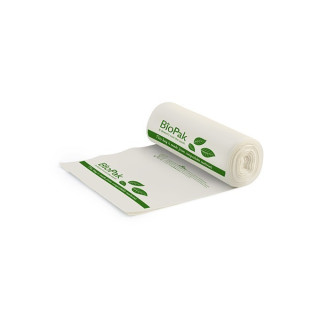 30L Bioplasitc Bin Liner - 570x510mm - 0.018mm thick - 40 rolls of 25 - Green  1000 pcs