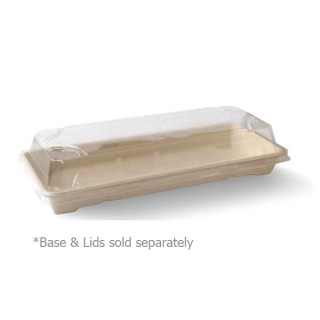 Clear PLA Sushi Tray Lid Long  600 pcs