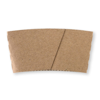 12oz Coffee Cup Sleeve - Kraft 1000 pcs