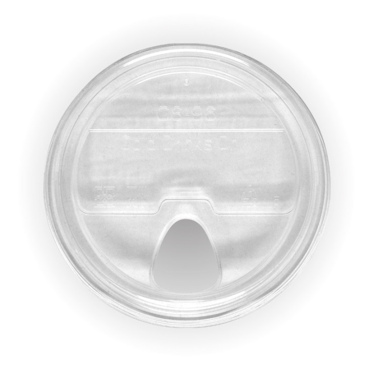 300-700ml Sipper PLA Lid for 300 to 700 ml Bio Clear Cups 1000 pcs