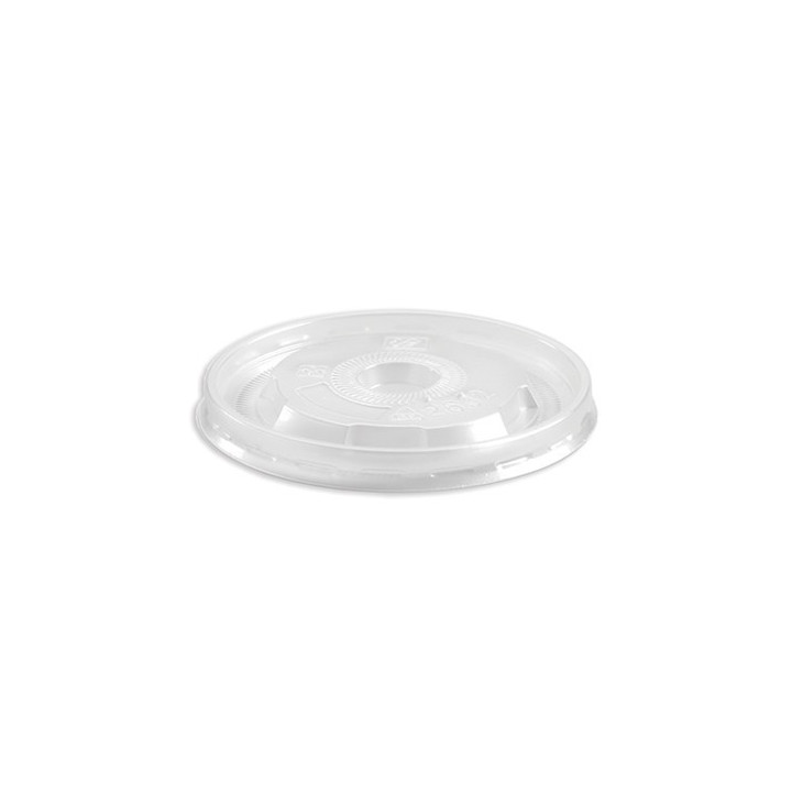 PP Lid for 8oz Hot & Cold Bio Cup - Clear  1000 pcs