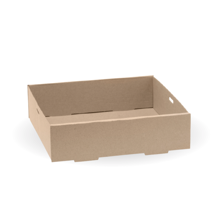 BioBoard Catering Tray - Medium - FSC Recycled - Kraft  100 pcs