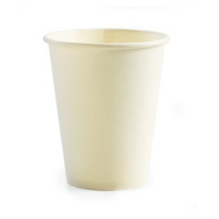 12oz Single Wall Bio Coffee Cup White  1000 pcs