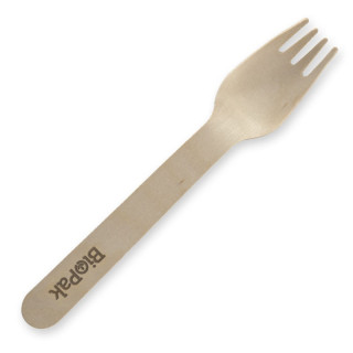 16cm FSC Certified Coated Wooden Fork 1000 pcs