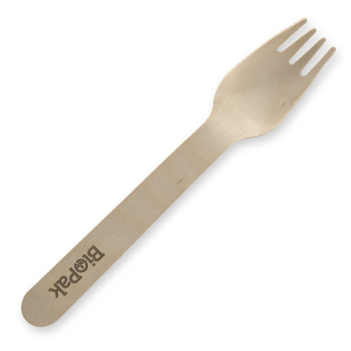 16cm FSC Certified Coated Wooden Fork 1000 pcs