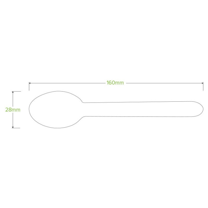16cm FSC Certified Coated Wooden Spoon 1000 pcs