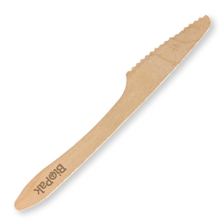 19cm FSC Certified Coated Wooden Knife 1000 pcs