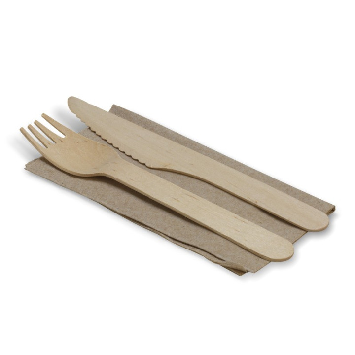 16cm FSC Certified Coated Wooden Knife 400 pcs