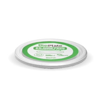 25cm plates - 10pk - white  120 pcs