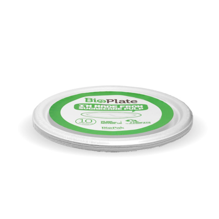 25cm plates - 10pk - white  120 pcs