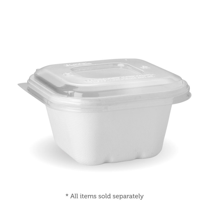 Bioplastic Dome Lid for 280 480 & 630ml Bases 600 pcs