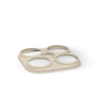 4 Beer Holder - Compostable Bagasse - Natural 1000 pcs